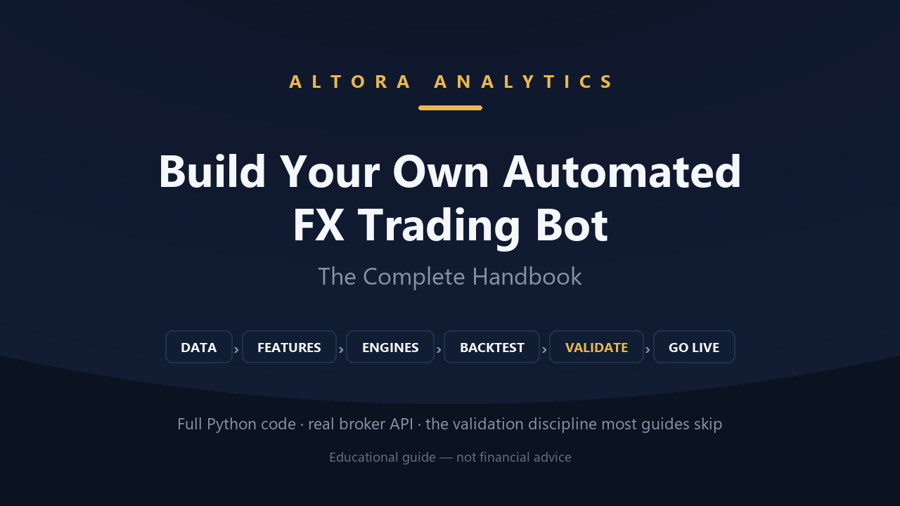 Build Your Own Automated FX Trading Bot — The Complete Handbook