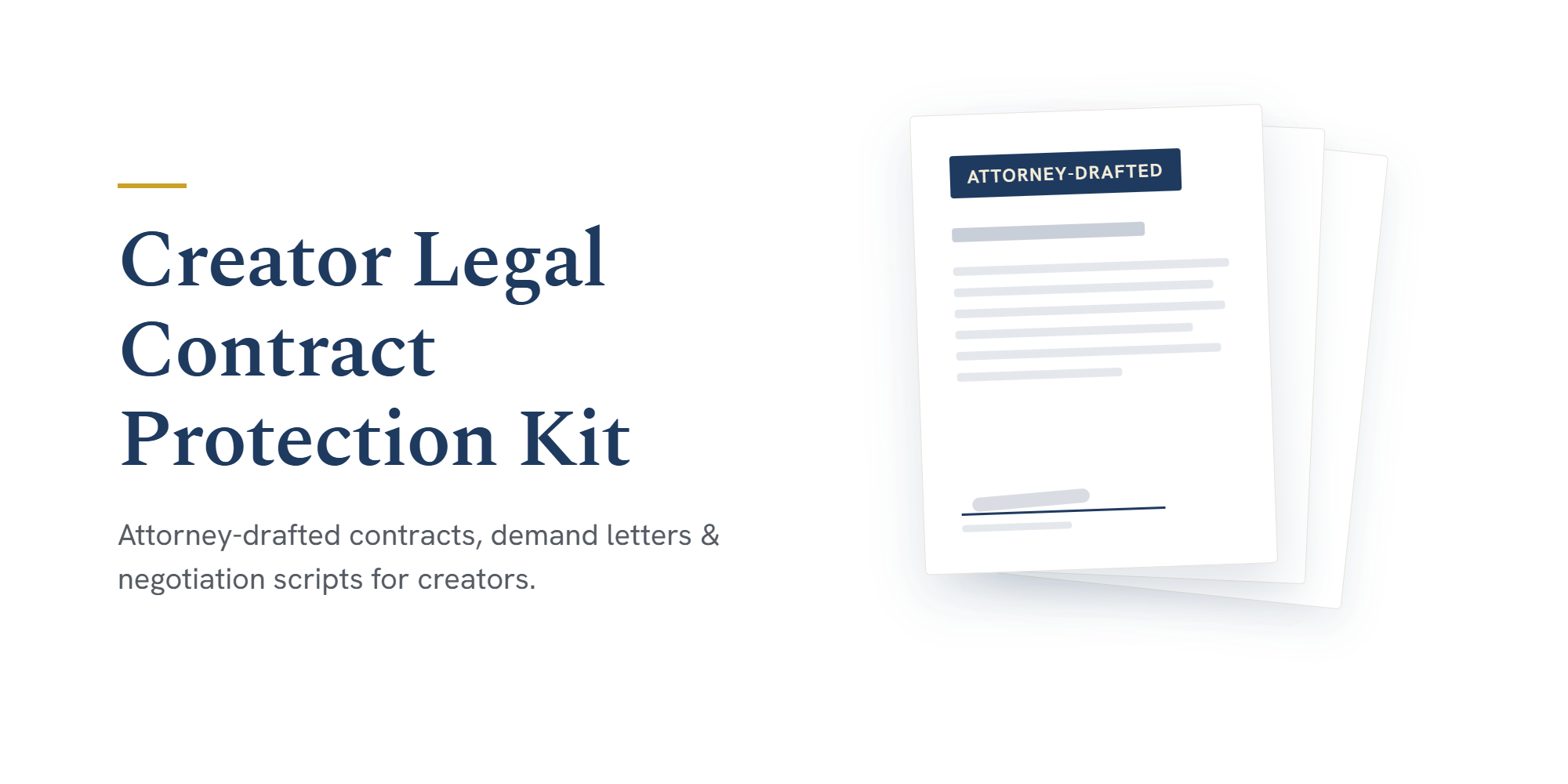 Creator Legal Contract Protection Kit - Complete Package