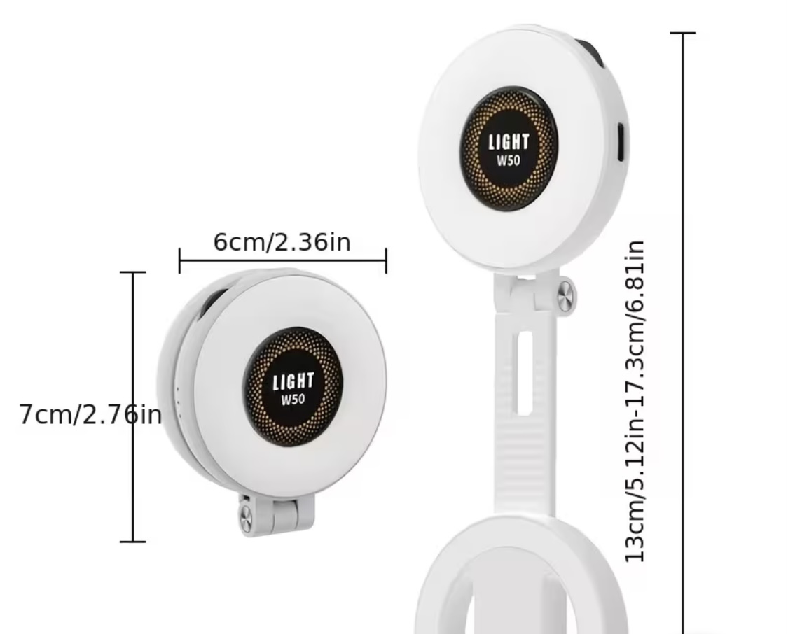 Magnetic Selfie Light & Phone Stand