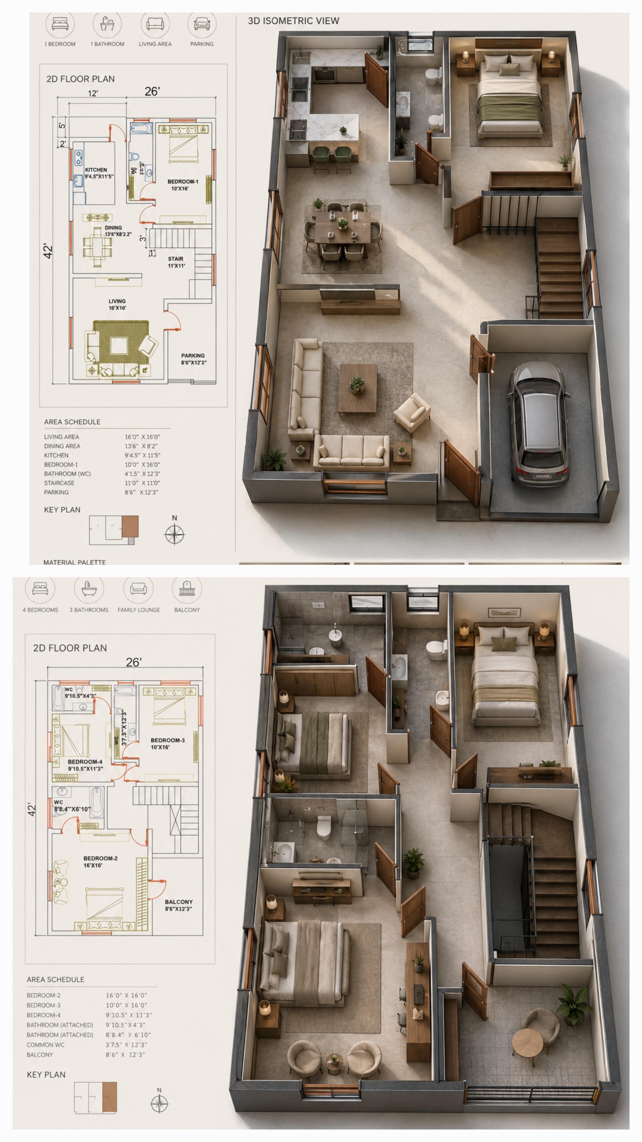 Blueprint For residential Plan
