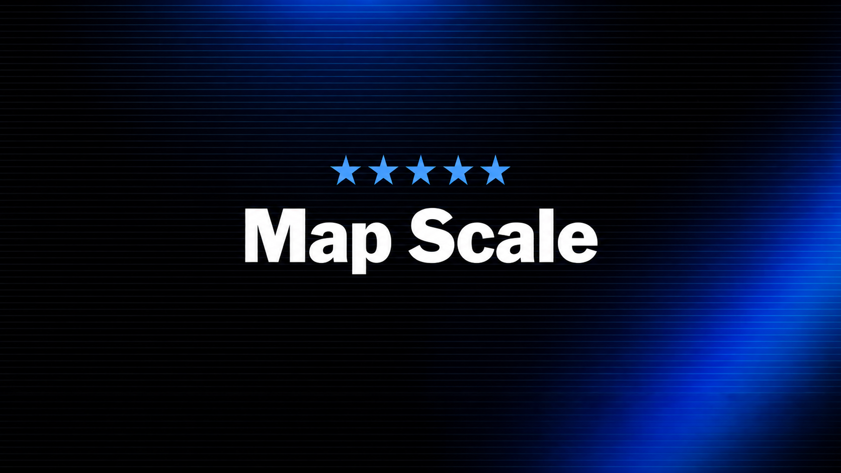 Map Scale