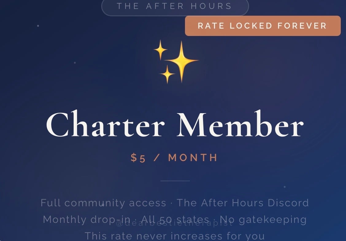 Charter Member ✨