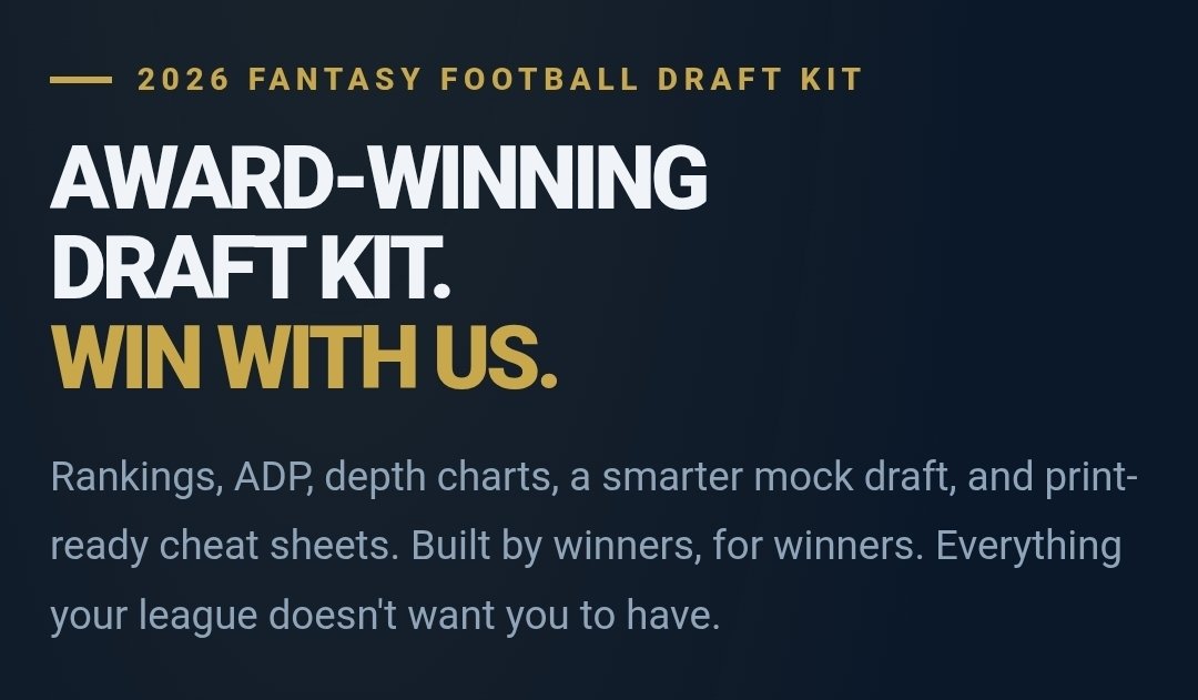 Fantasy Football Draft Kit + Full Season Data Access