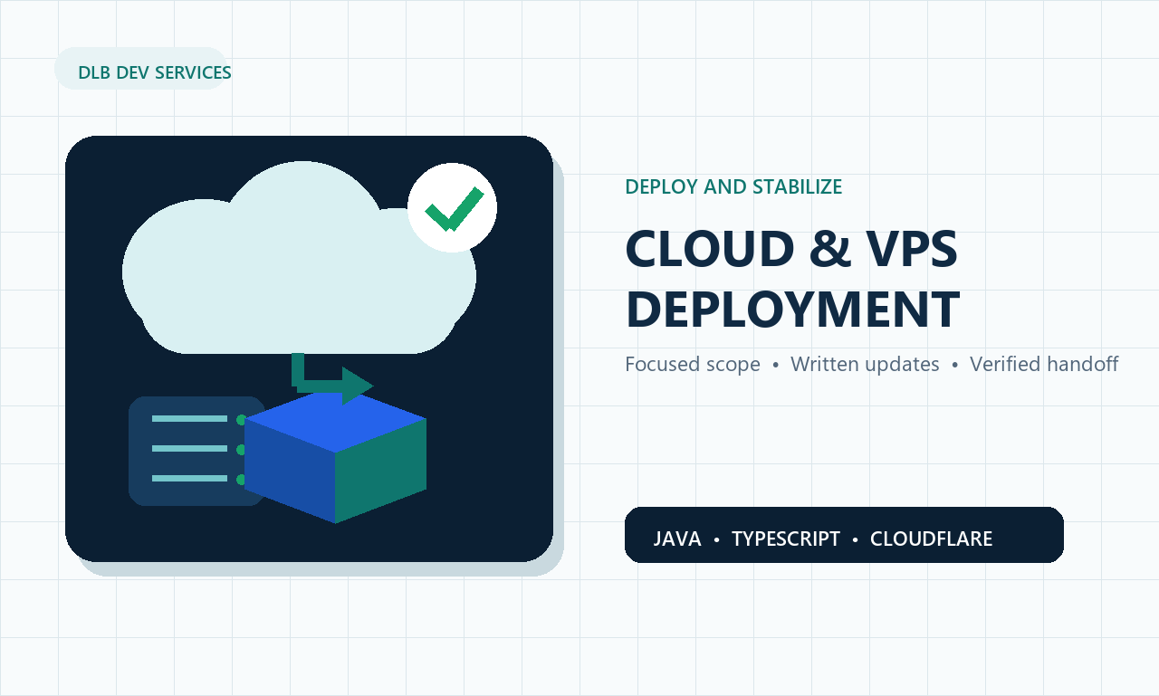 I will deploy or repair your Cloudflare, Docker, or VPS app