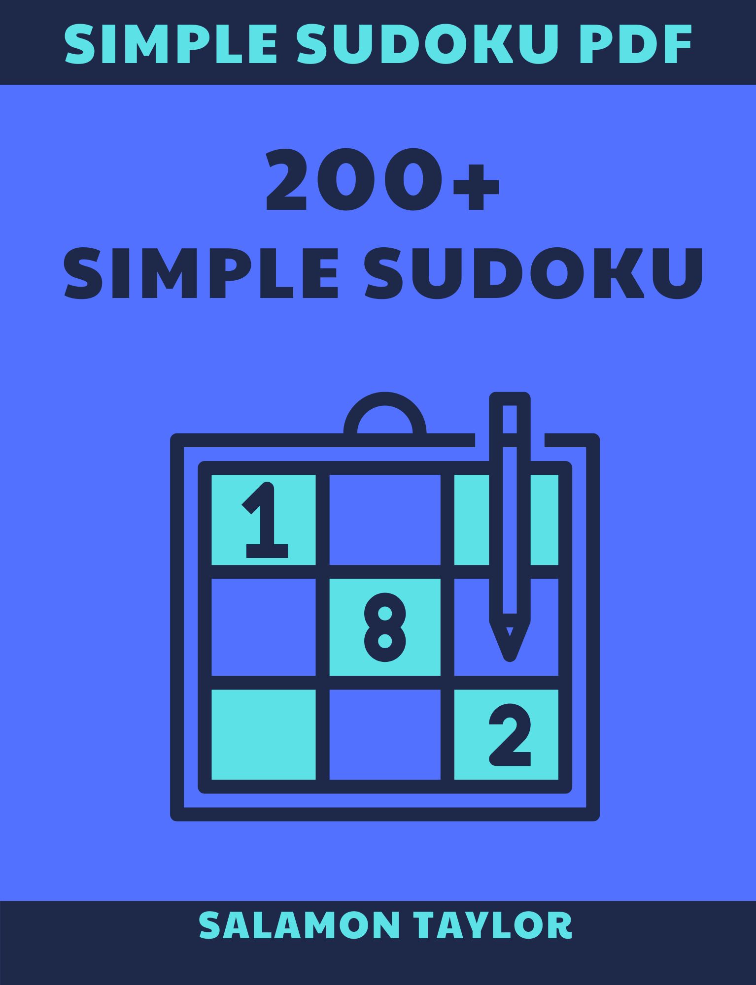Free 200+ Simple Sudoku Puzzles with Solutions | Printable PDF Digital Download