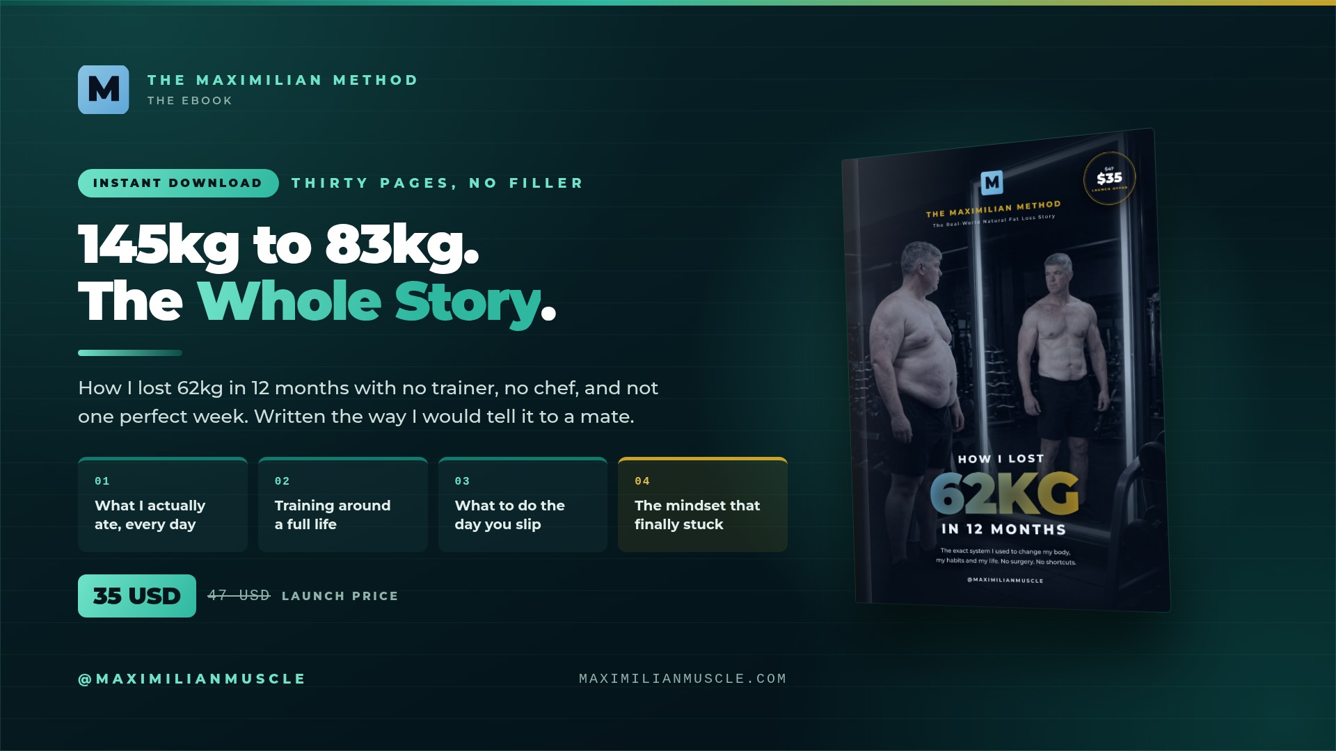 eBook - The Maximilian Method - How I Lost 62kg in 12 Months