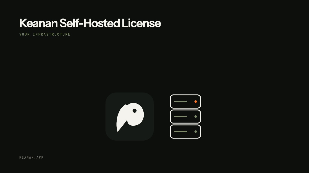 Keanan Self Hosted License