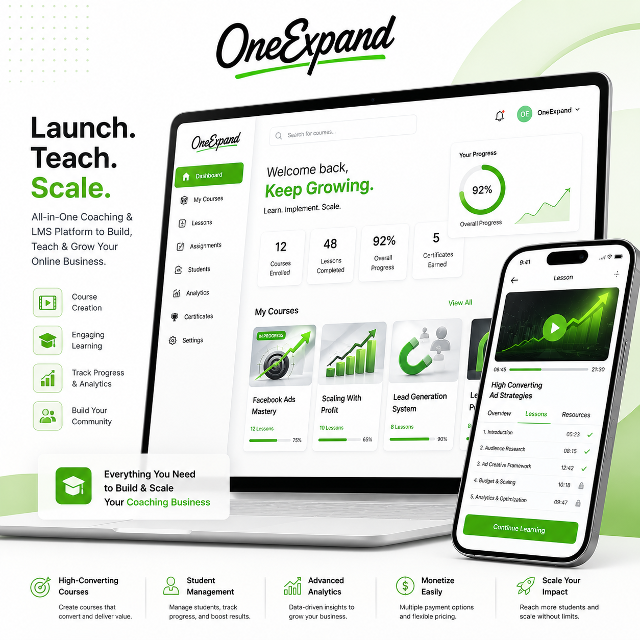 Build Your Online Coaching & Learning Platform