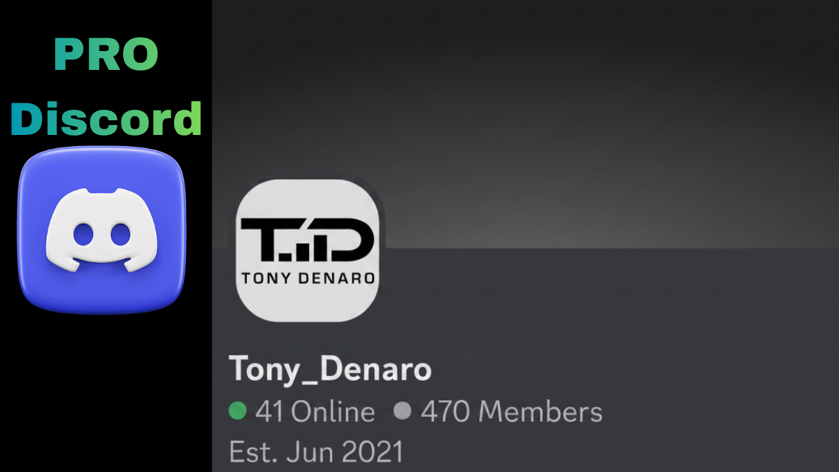 Tony Denaro Discord - Pro
