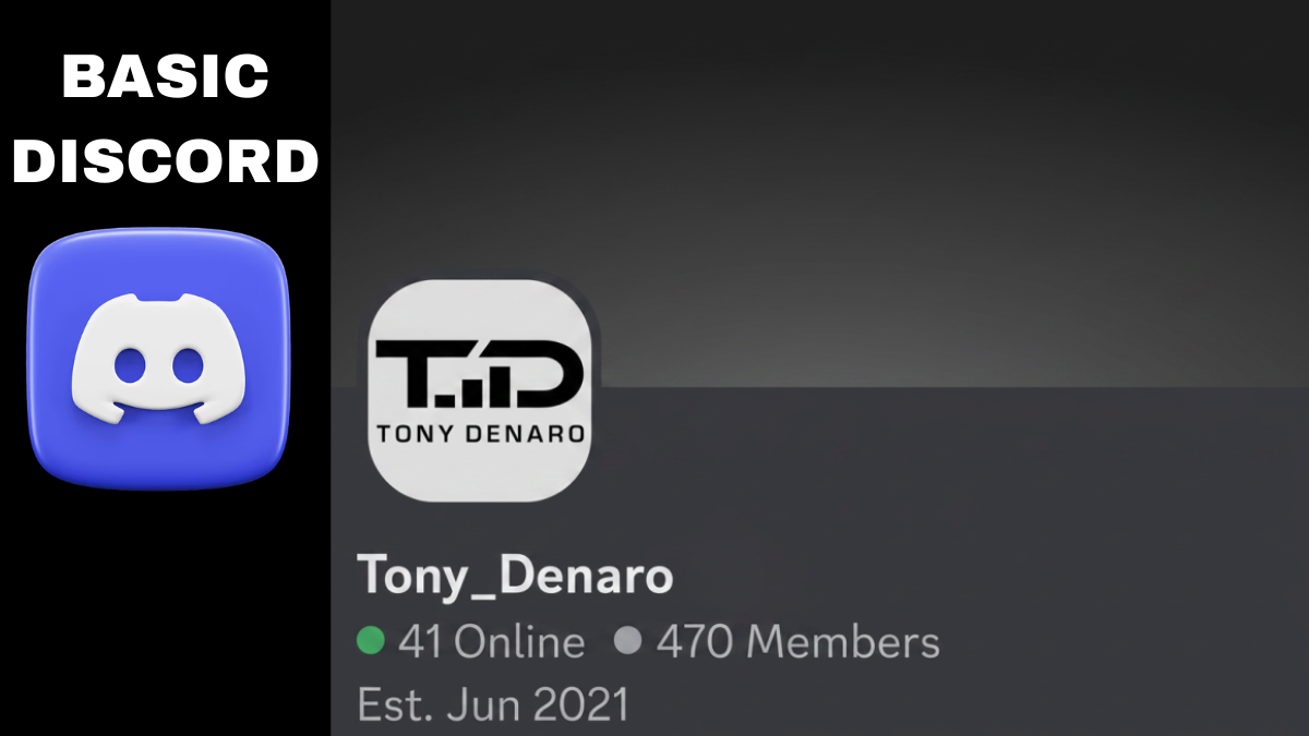 Tony Denaro Discord - Basic