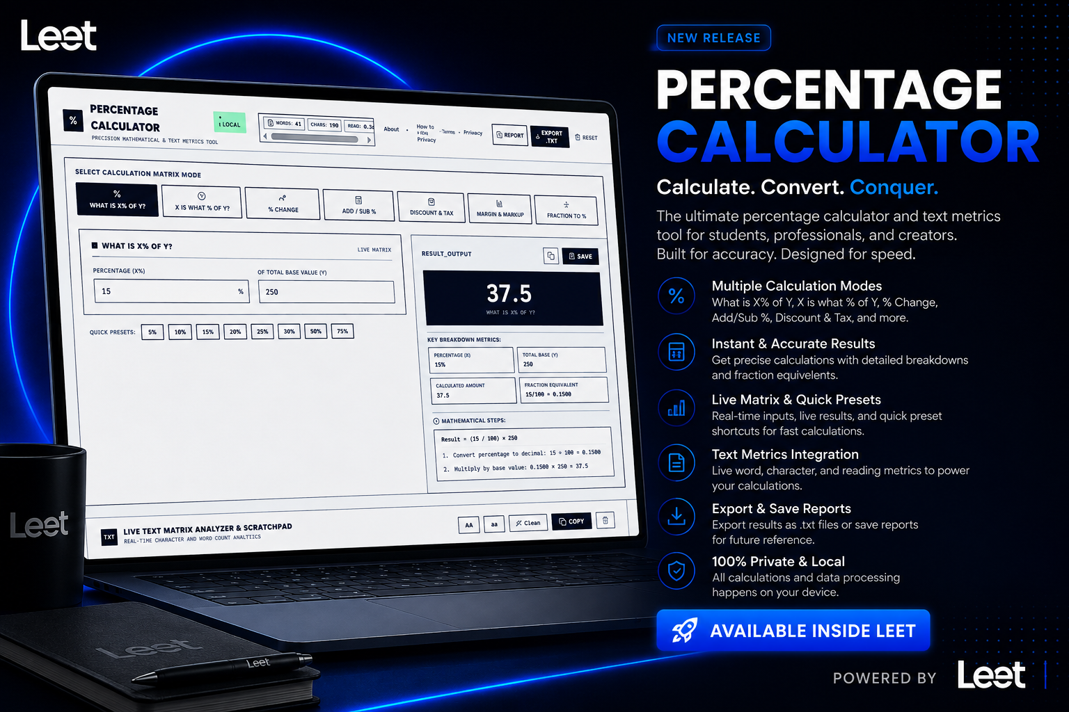 Percentage Calculator Theme