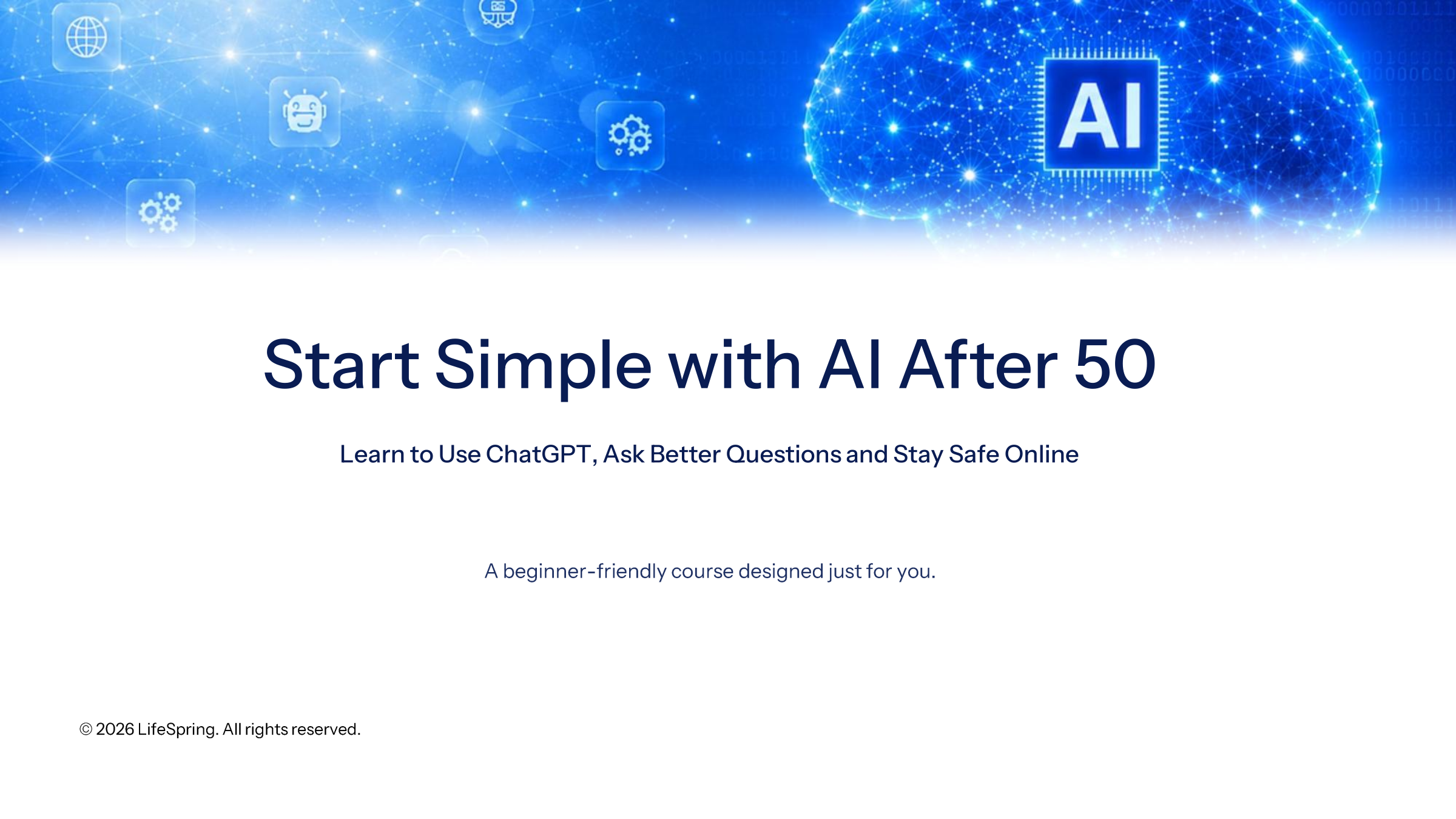 Start Simple with AI After 50