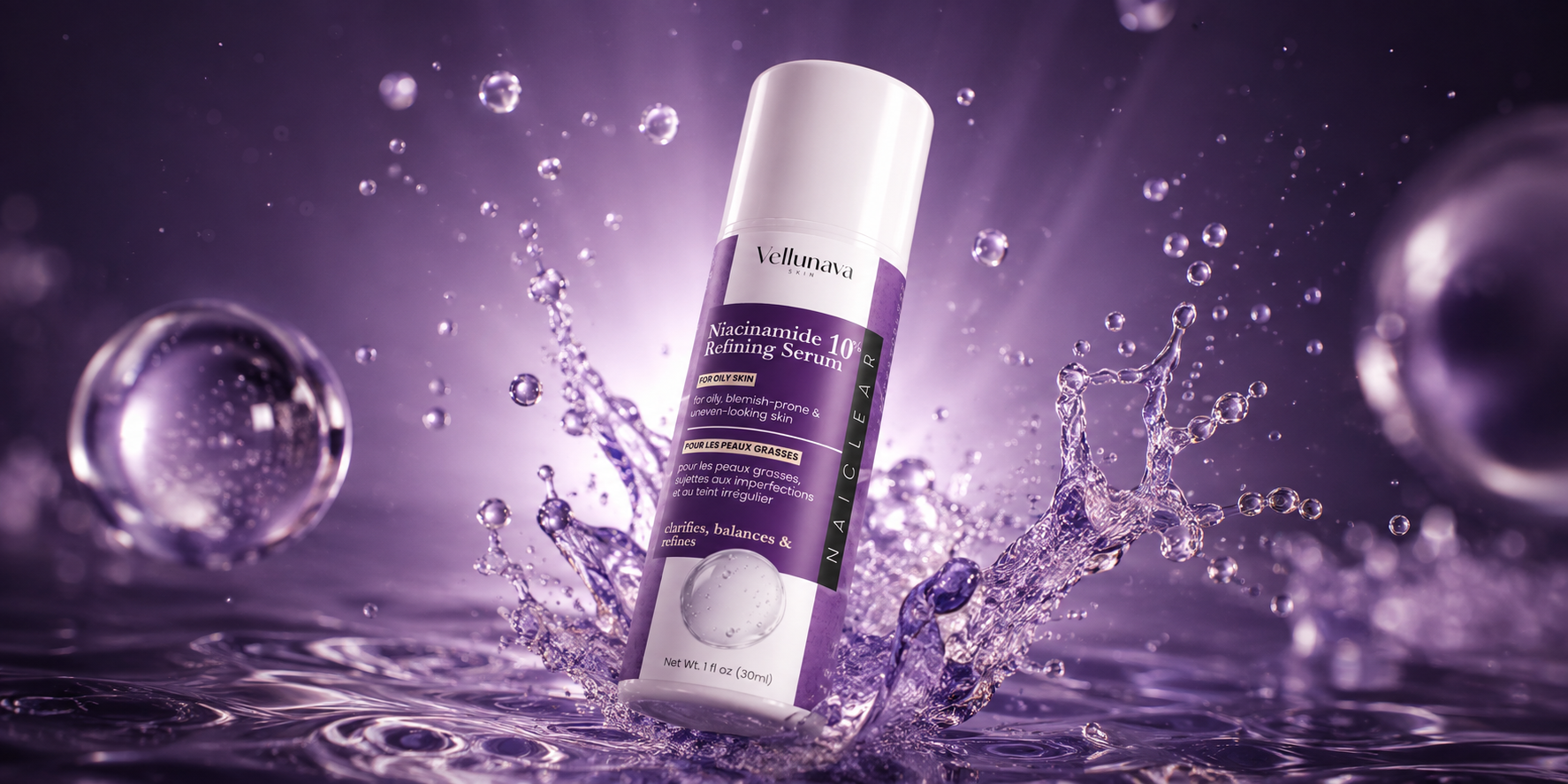 Vellunava NiaClear 10% Niacinamide Refining Serum
