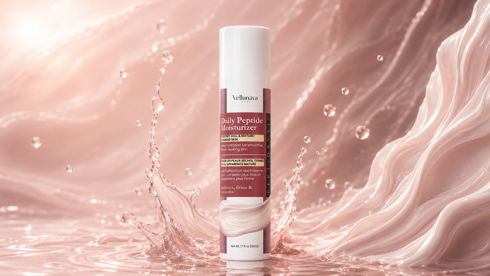 Vellunava PeptideVeil Daily Peptide Moisturizer