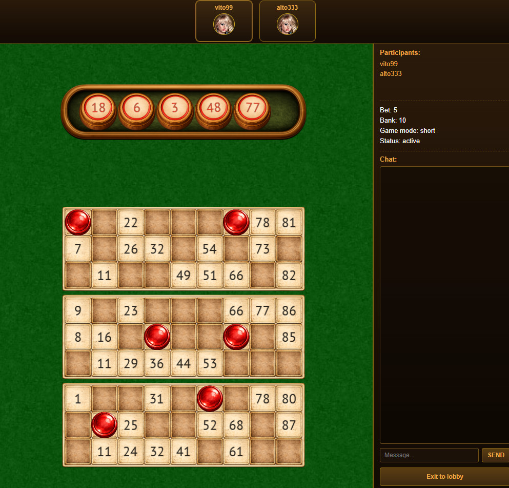 multiplayer real-money Lotto game