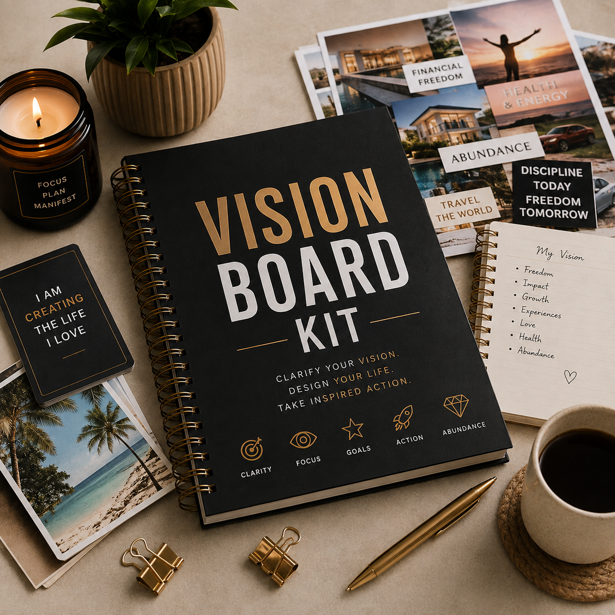 THE VISION BOARD KIT 