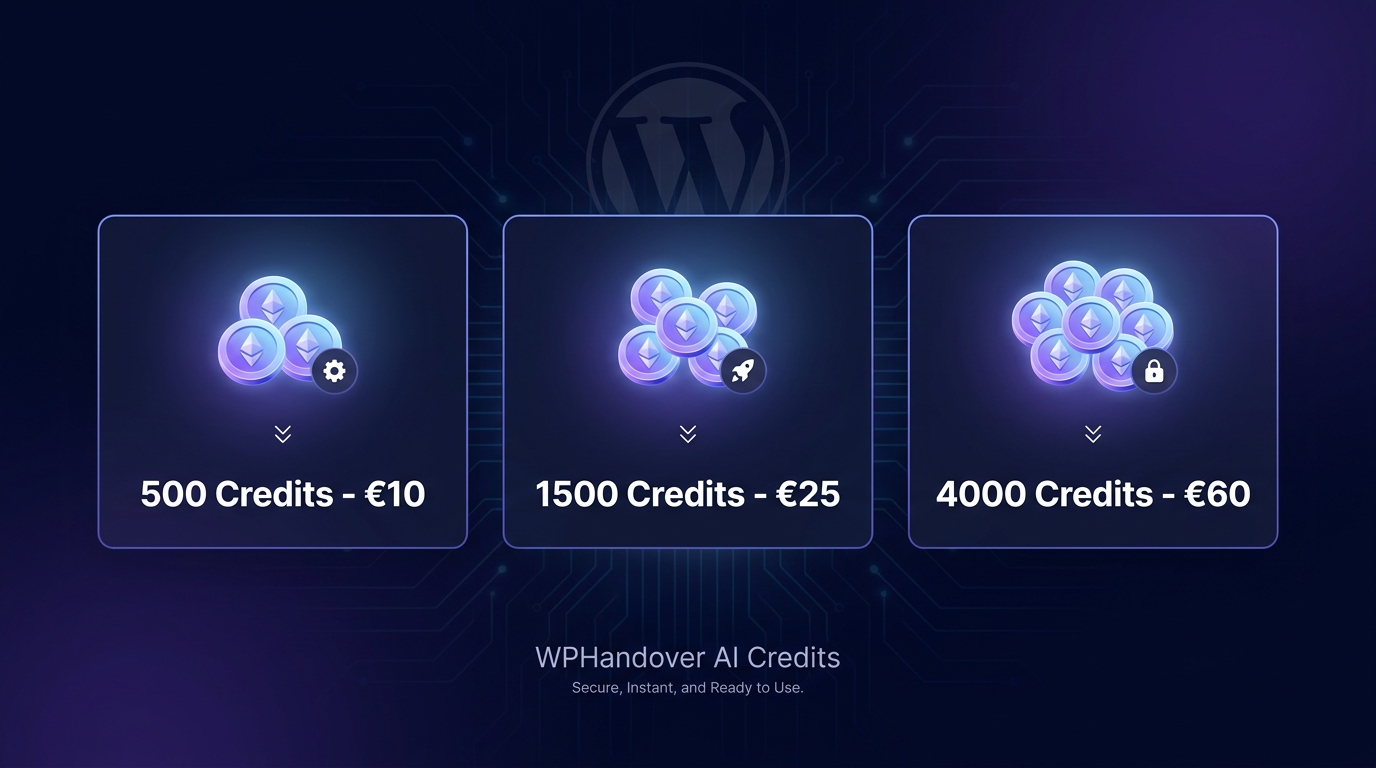 WPHandover AI Credits