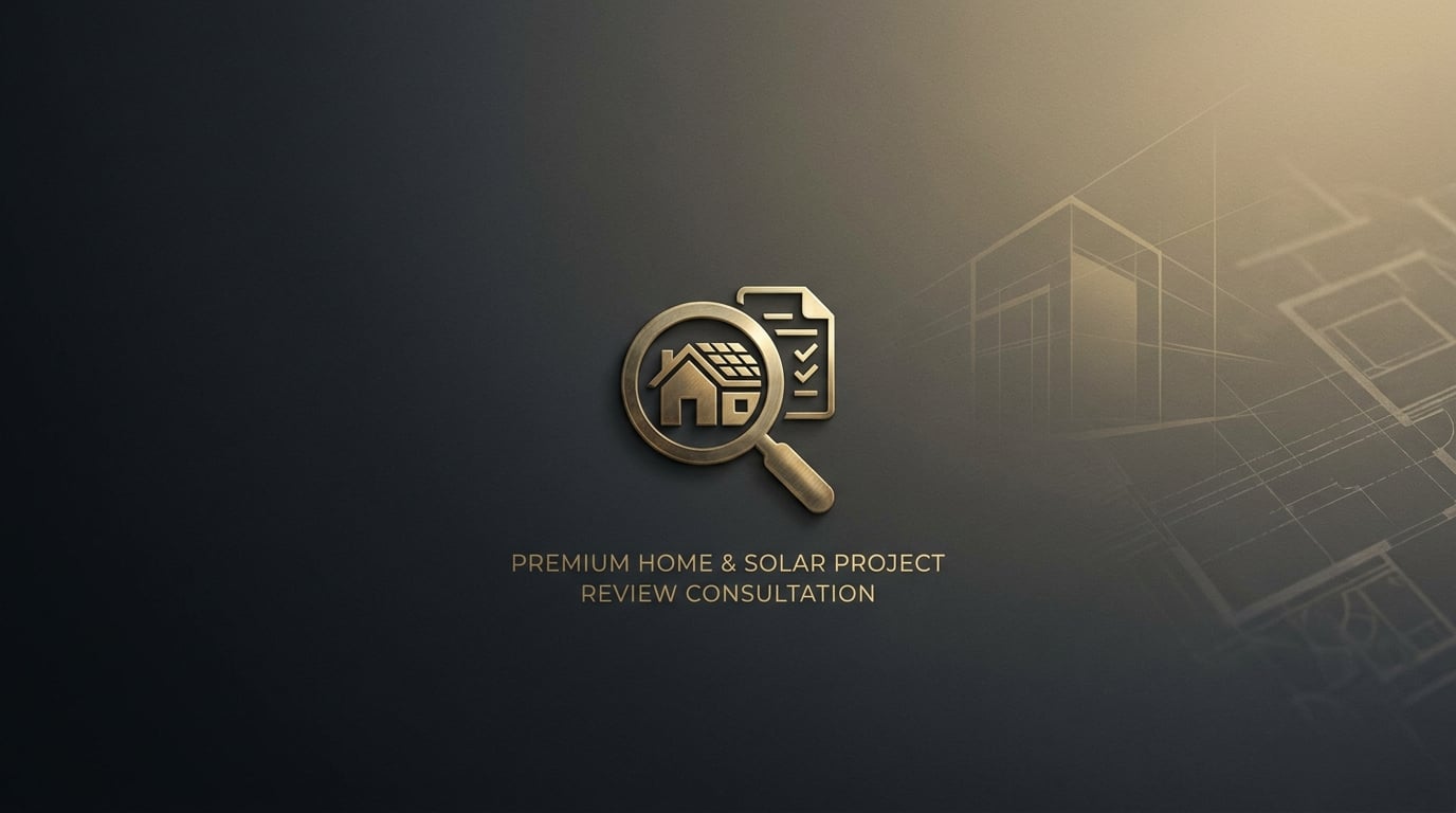 Guided Home & Solar Project Review