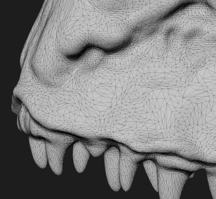 Dragon Head Sculpture