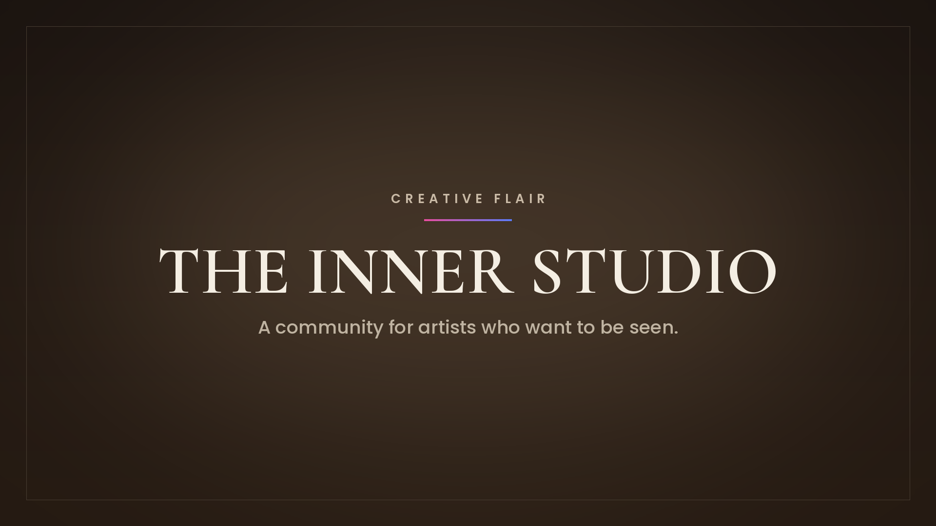 THE INNER STUDIO