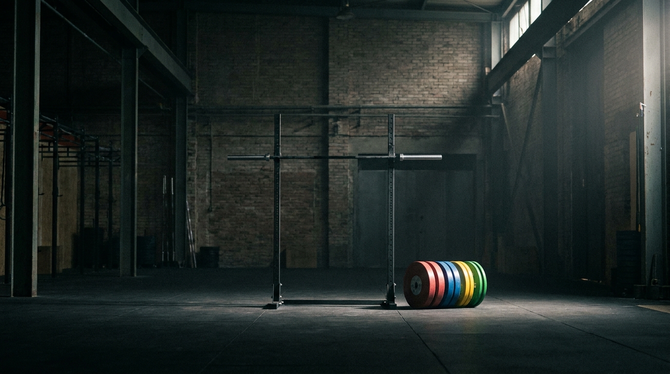 Competition Barbell & Olympic Bumper Plate Set