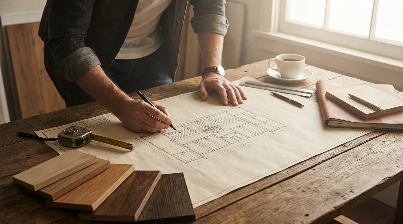 Custom Kitchen Cabinet Design Consultation