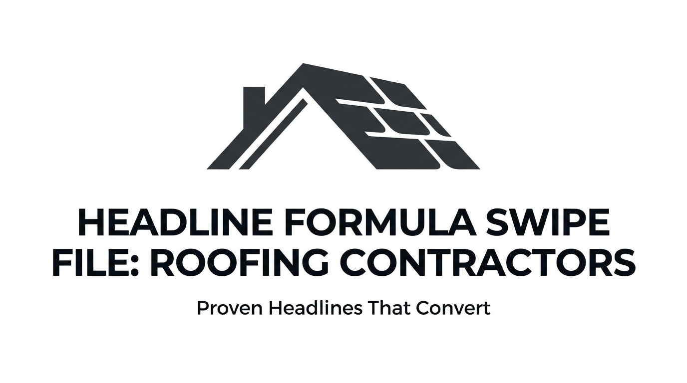 Headline Formula Swipe File: Roofing Contractors
