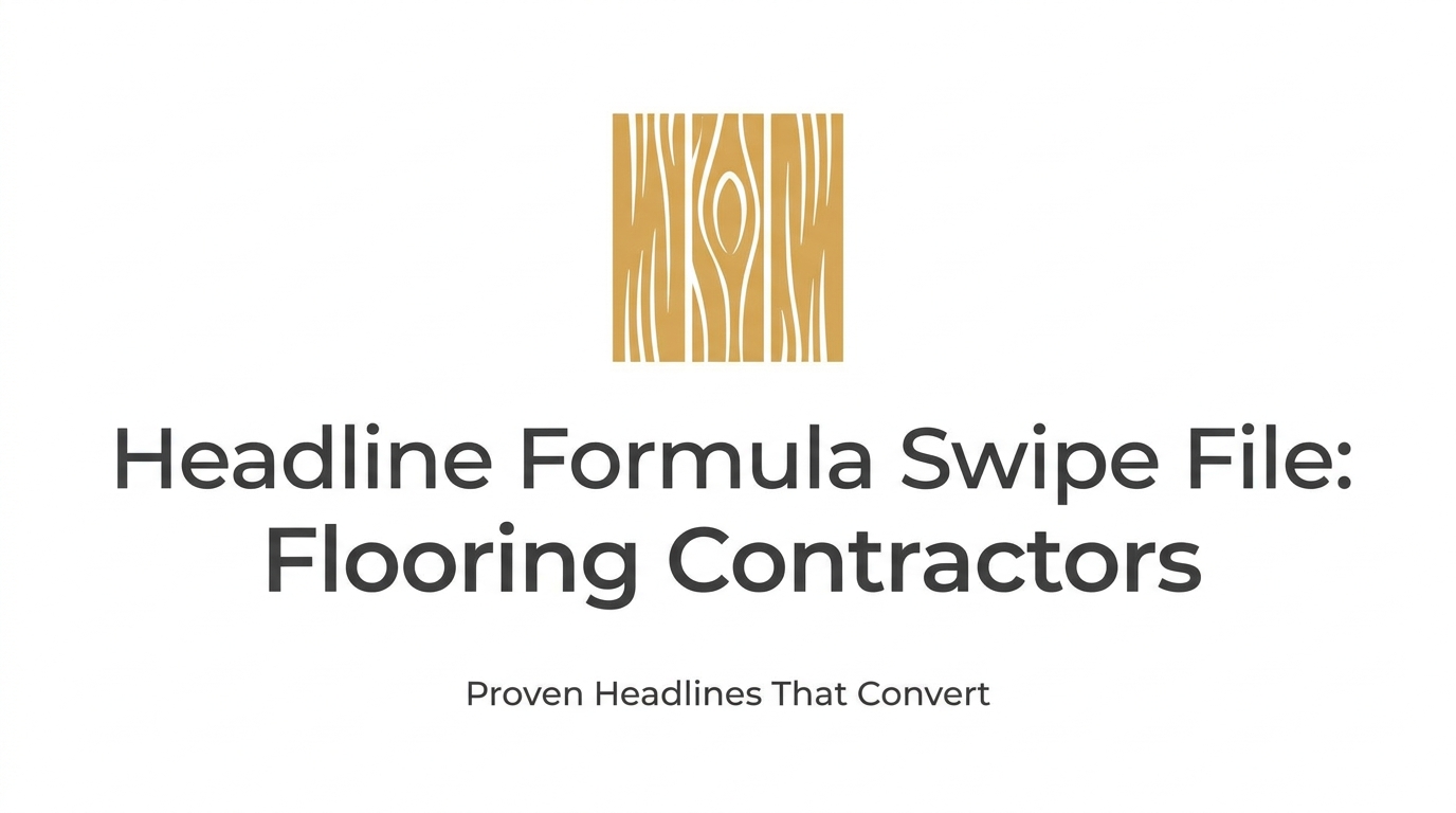 Headline Formula Swipe File: Flooring Contractors