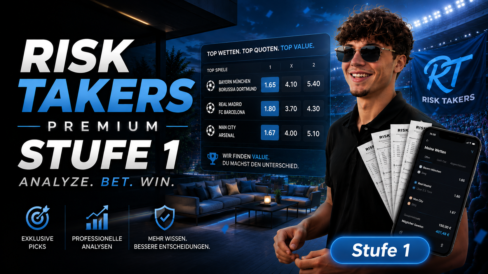 Risk Takers Premium Stufe 1