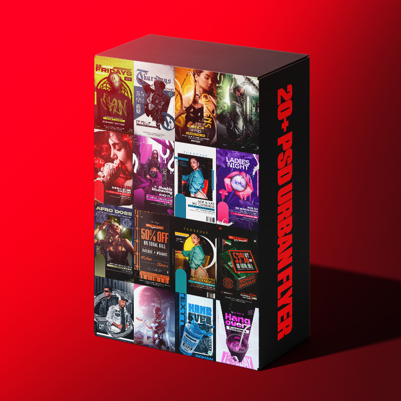 Urban Party Flyer Bundle — Editable Templates