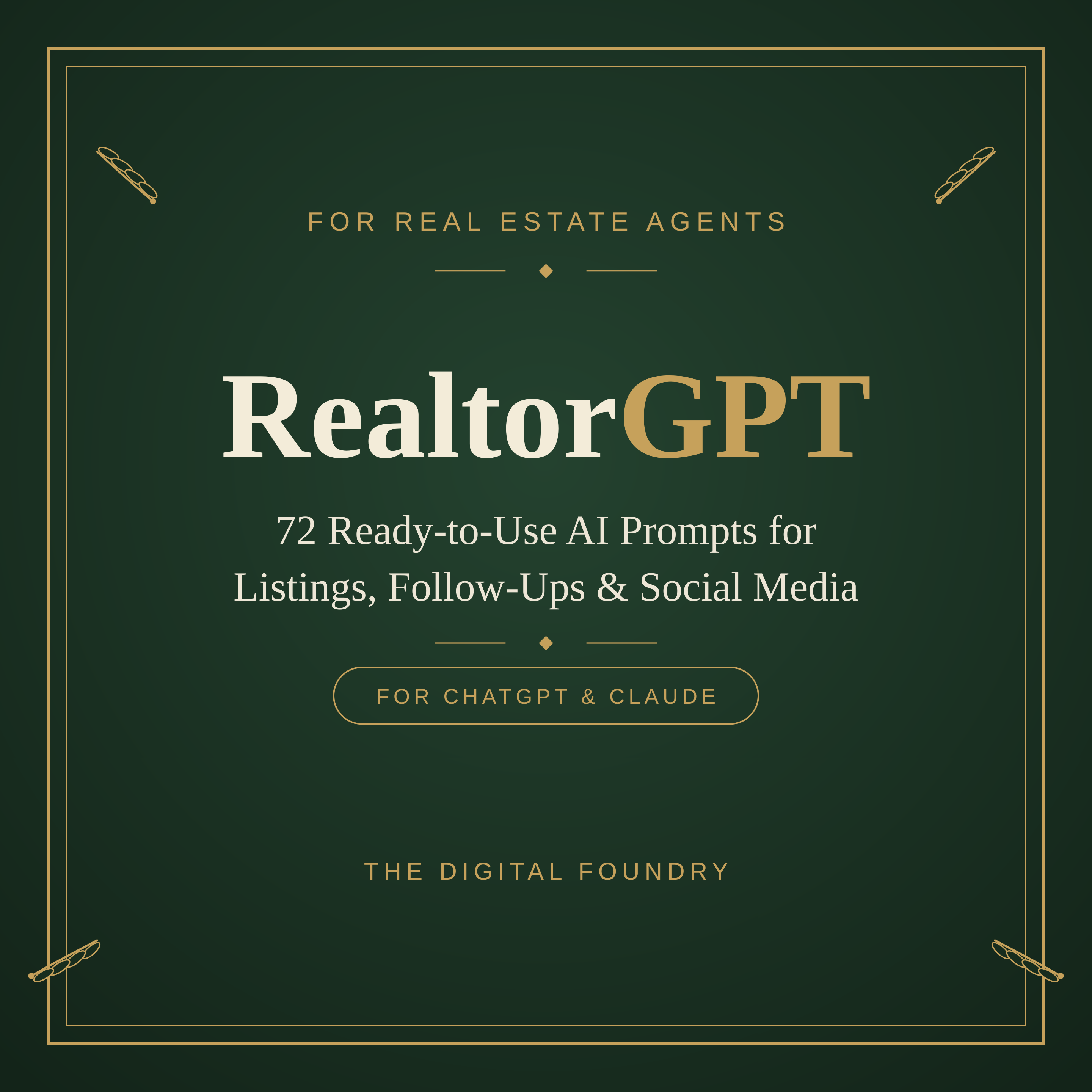 RealtorGPT: 72 Ready-to-Use AI Prompts for Listings, Follow-Ups & Social Media