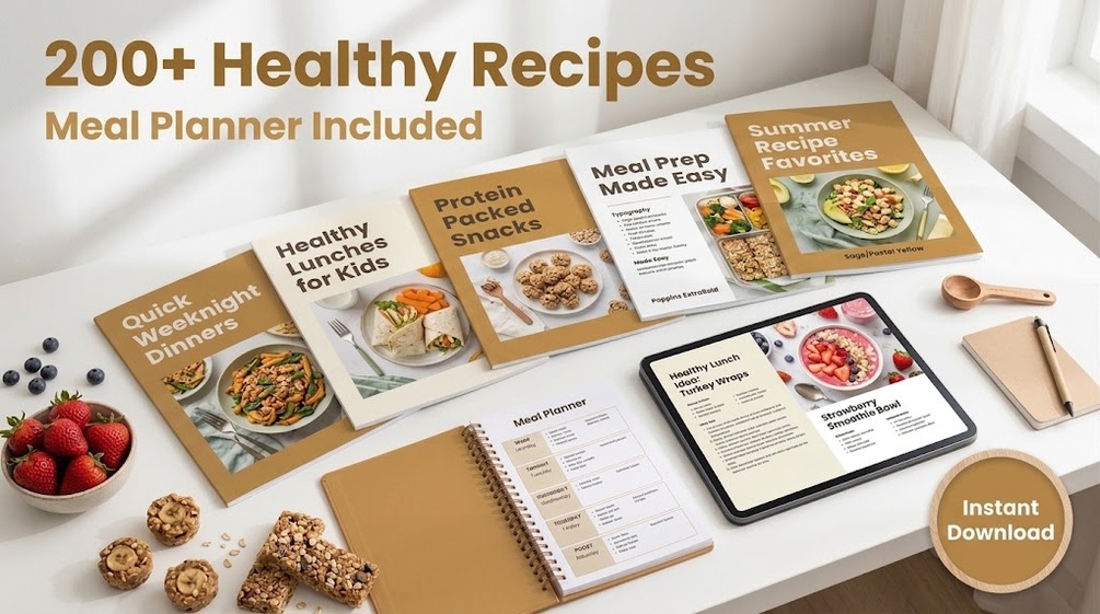 Healthy Lunches Kids Actually Eat | 200+ Easy Recipes, Meal Planner &Sunday Prep