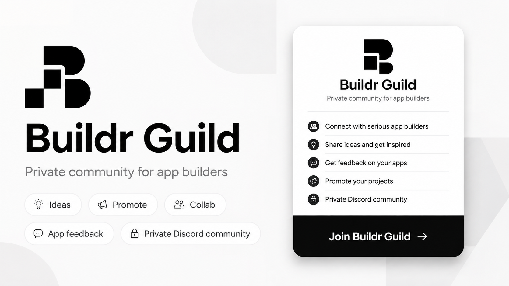 Buildr Guild Membership