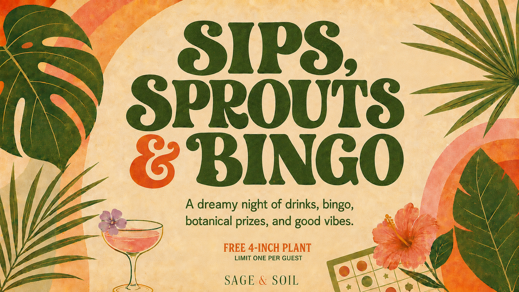 Sips, Sprouts & Bingo
