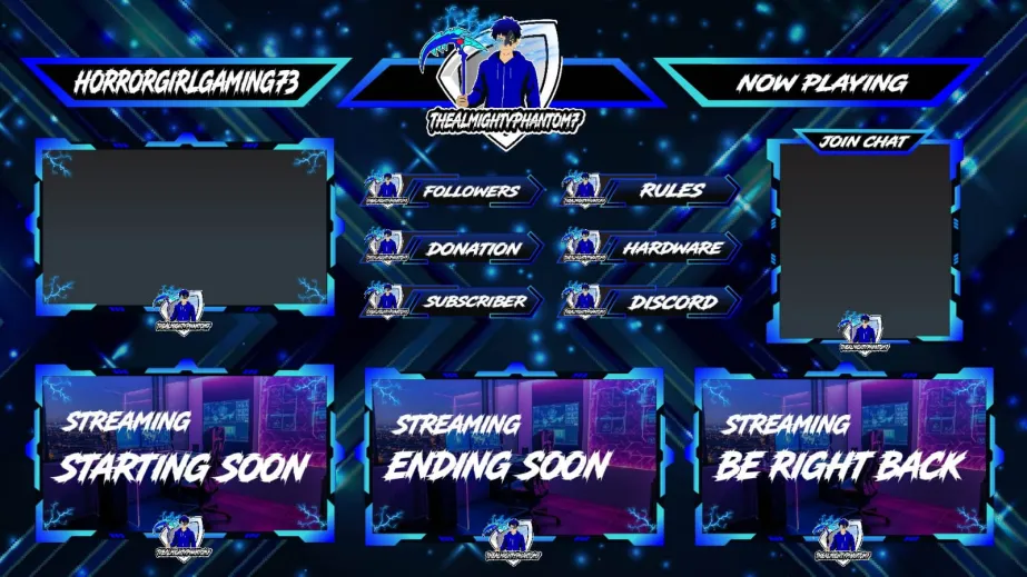 Twitch Streaming Overlays