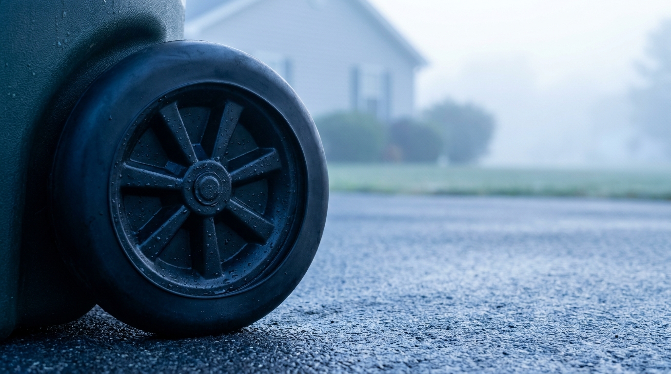 Whisper Wheels — Quiet Trash Can Wheel Cover Set