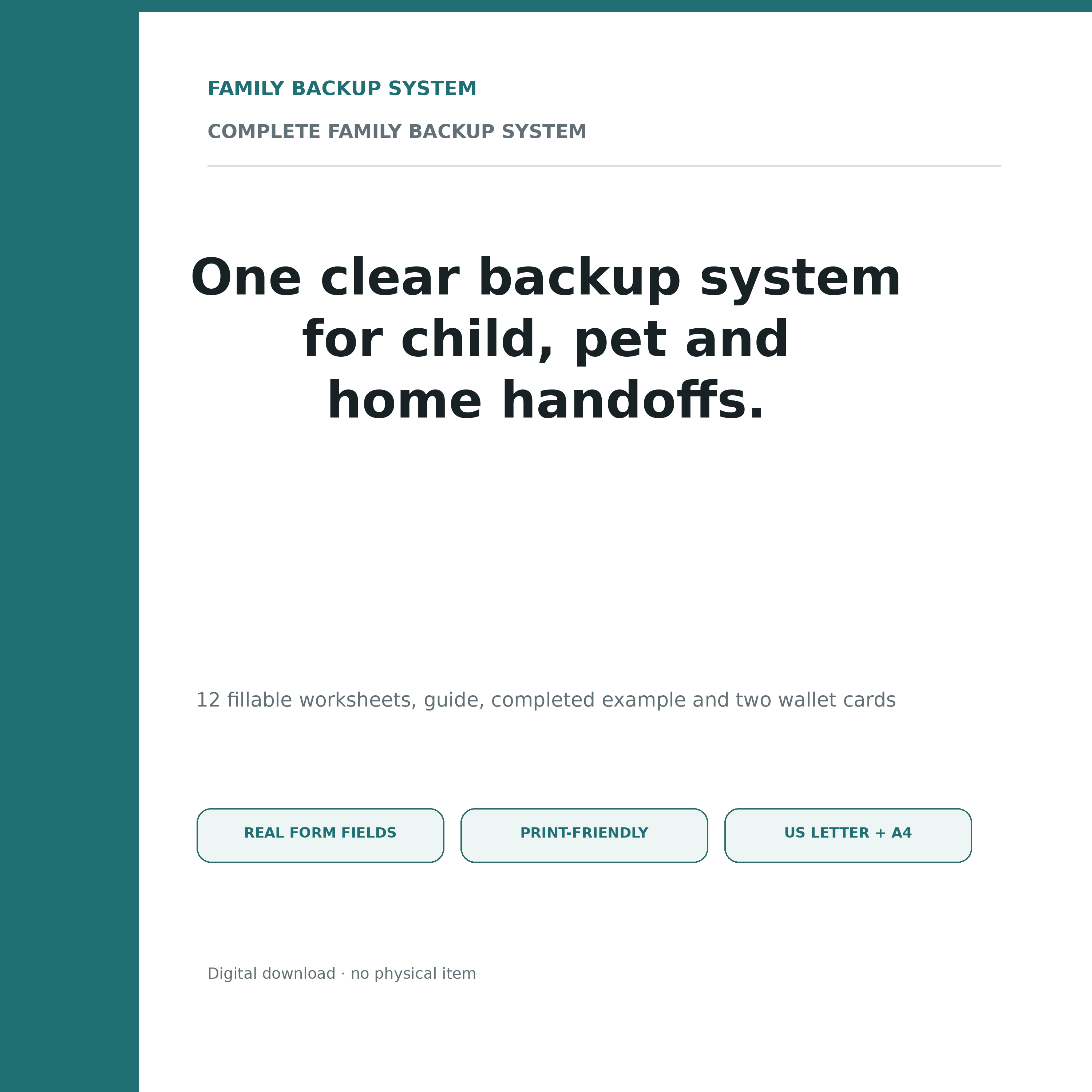 Complete Family Backup System