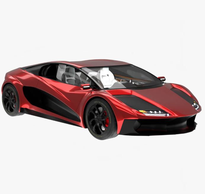 3D GHC Sports Car