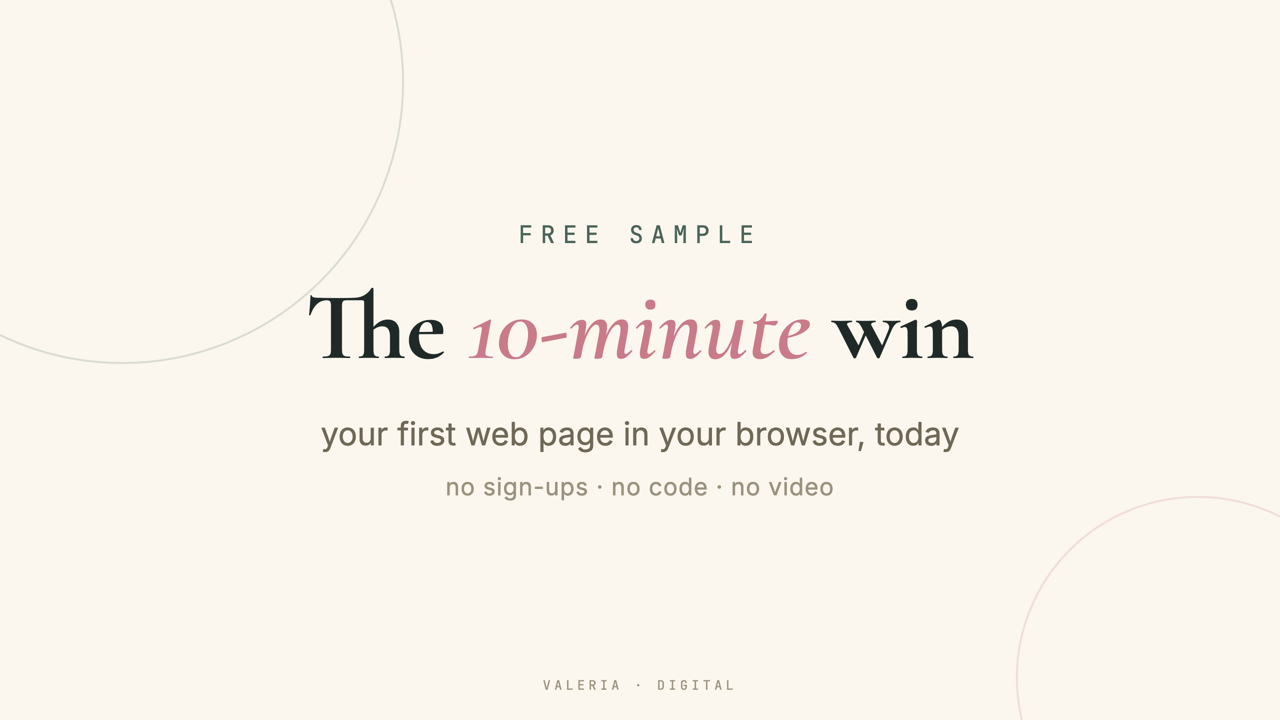 Vibe Coding: The 10-Minute Win (Free)