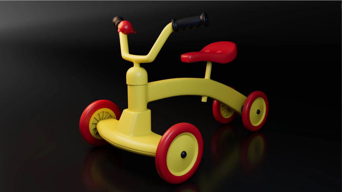 3D Kids Cycle model
