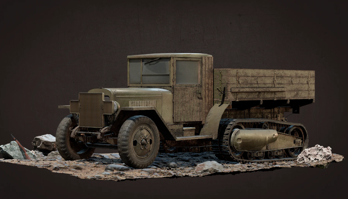 WW2 Truck ZIS-42 Realtime