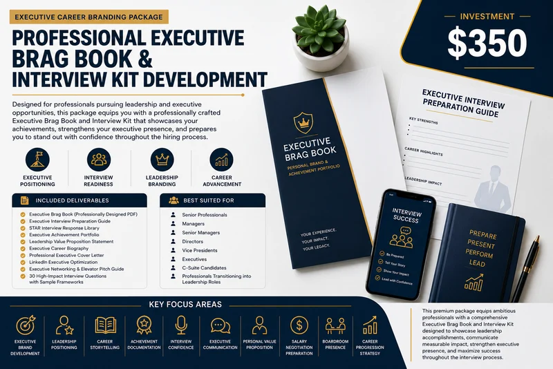 PROFESSIONAL EXECUTIVE BRAG BOOK & INTERVIEW KIT DEVELOPMENT