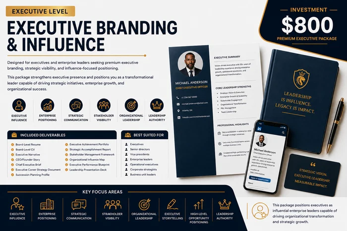 Executive Level - Executive Branding Teir 9