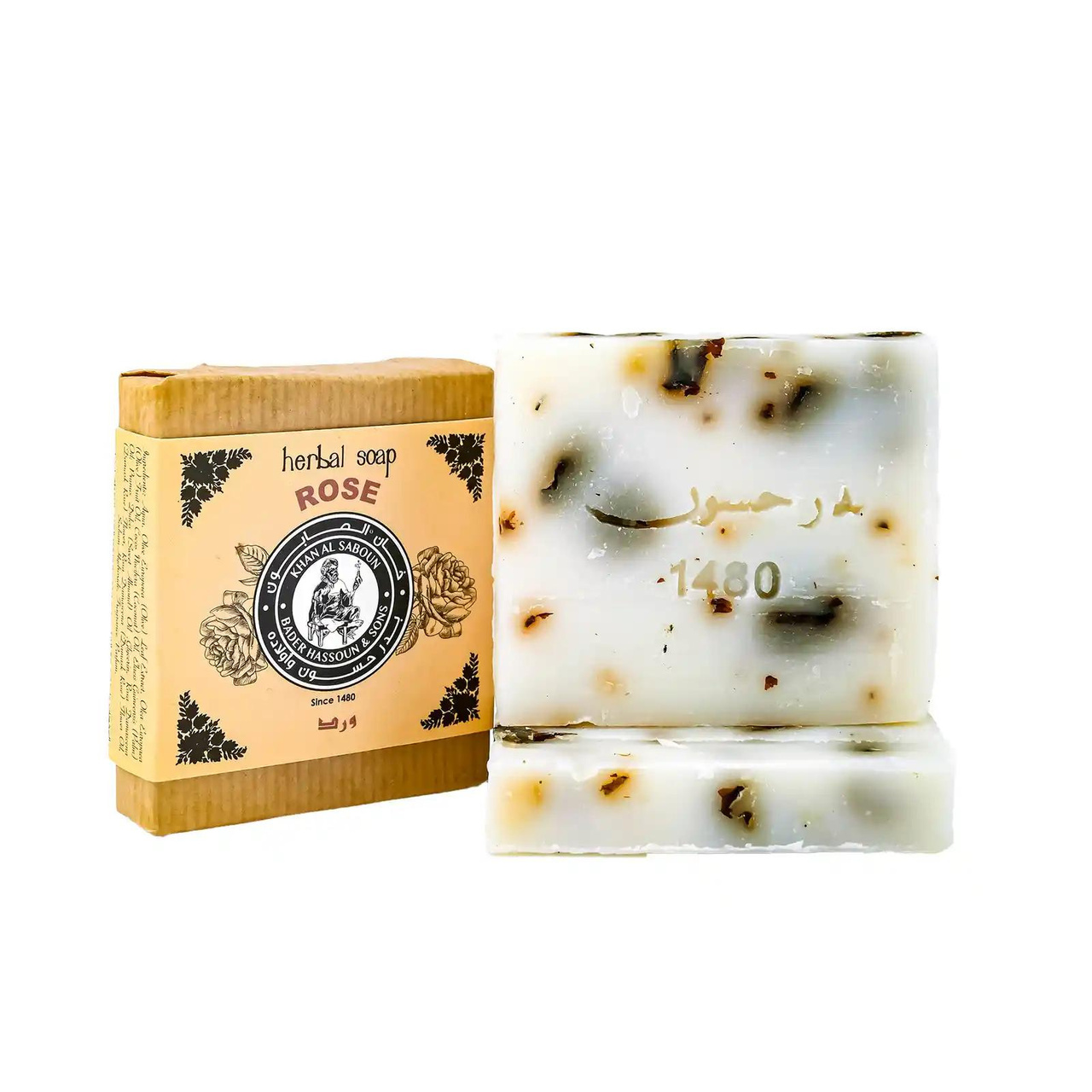Soap / Jabón — Rose Herbal Soap (80g)
