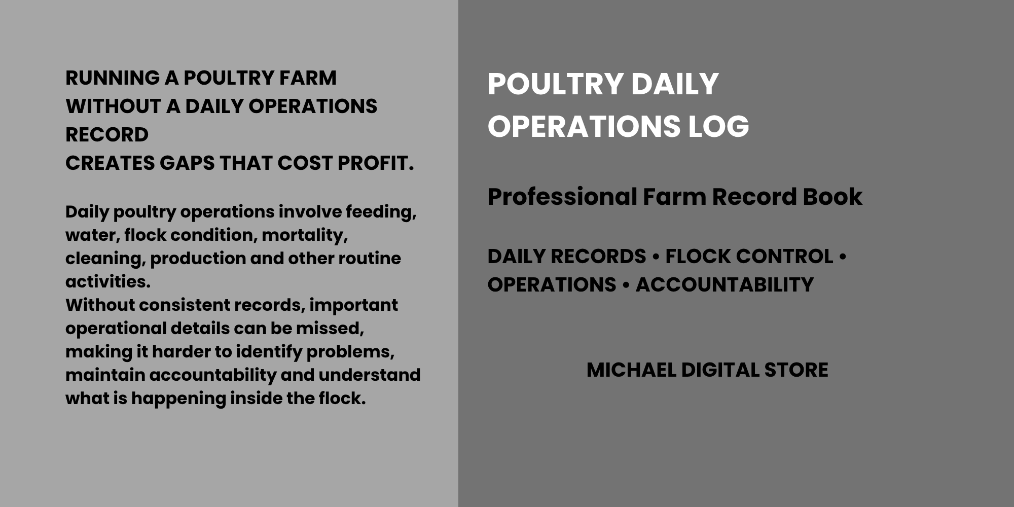 POULTRY DAILY OPERATIONS LOG