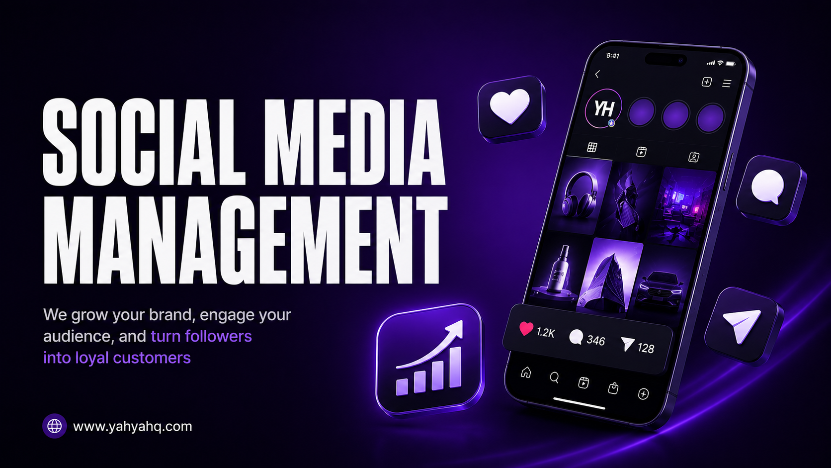 Complete Social Media Management (2 weeks)