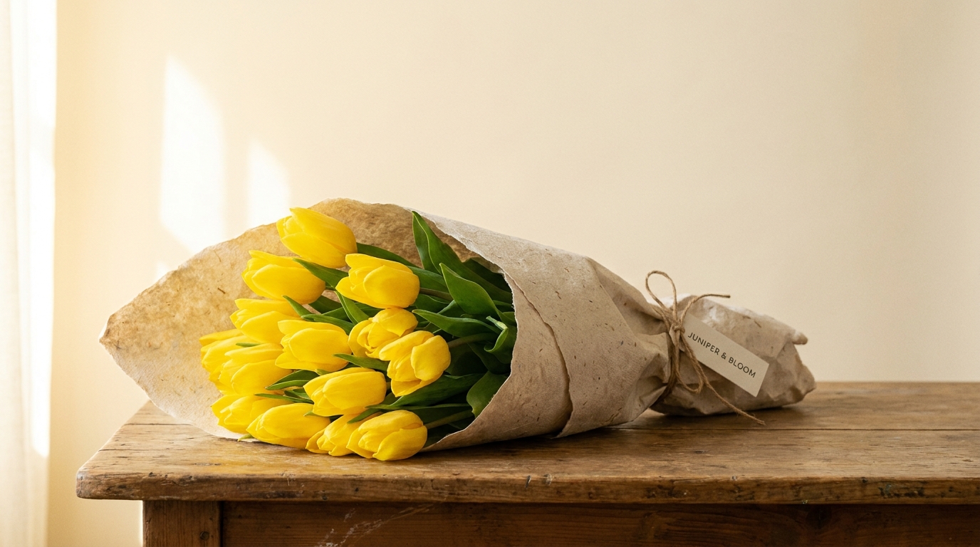 Yellow Tulip Bunch