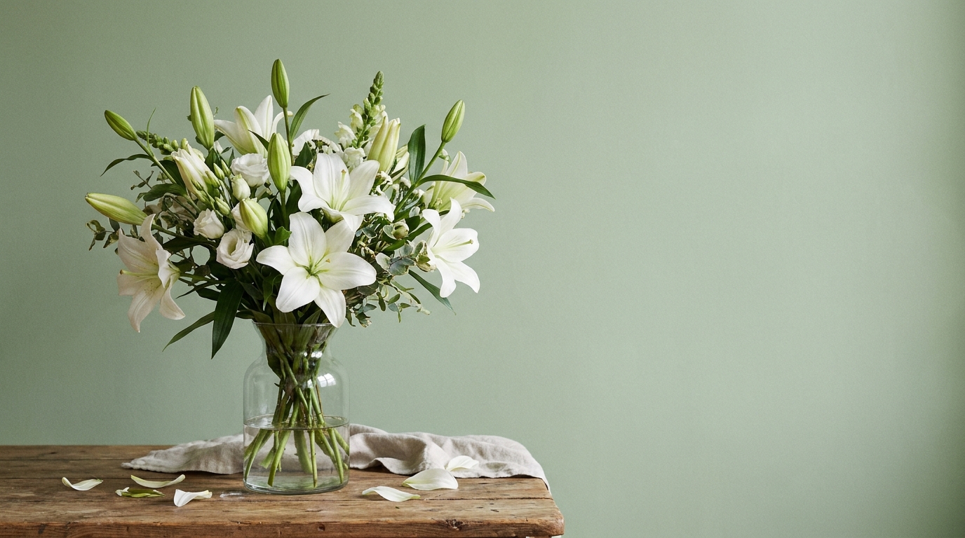 White Lily Bouquet
