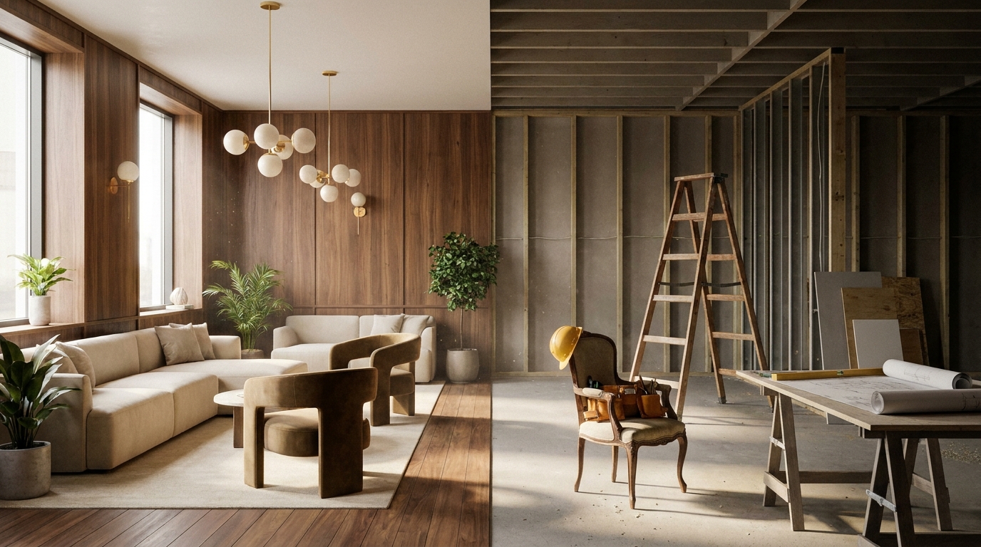 Custom Interior Design, Materials Quotation & Implementation Team