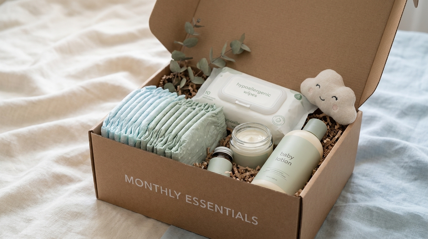 Monthly Baby Essentials Box